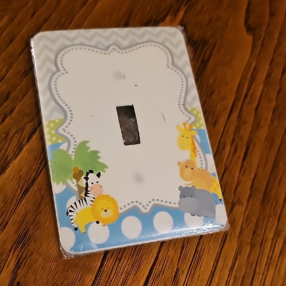 Baby Jungle Animals Switch Plate